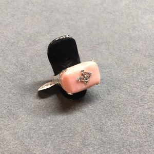 NWT Silpada Sterling silver/pink soapstone ring